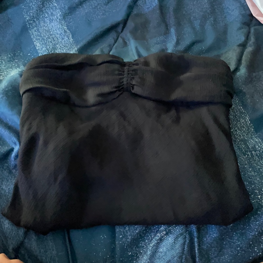 Trixxi Black Strapless shirt